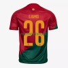 Maillot de Supporter Portugal G. RAMOS 26 Domicile Coupe du Monde 2022 Pour Homme